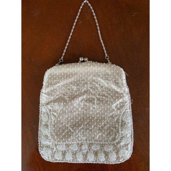 Carlo Fellini Beaded Vintage Beautiful Handbag - Picture 3 of 9